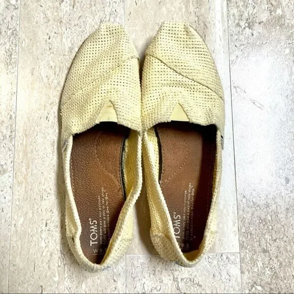 TOMS Woven Jute Classics Flats 206 - Picture 7 of 9